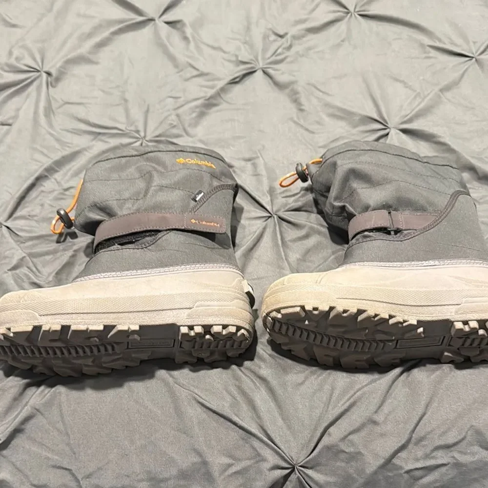 Columbia Gray and Orange Winter Boots